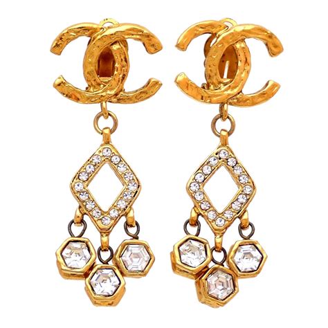 chanel cc earrings original